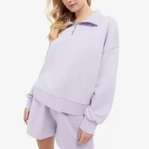 Image of Barbour International Lando Cotton-Blend Half-Zip Sweatshirt - UK 12