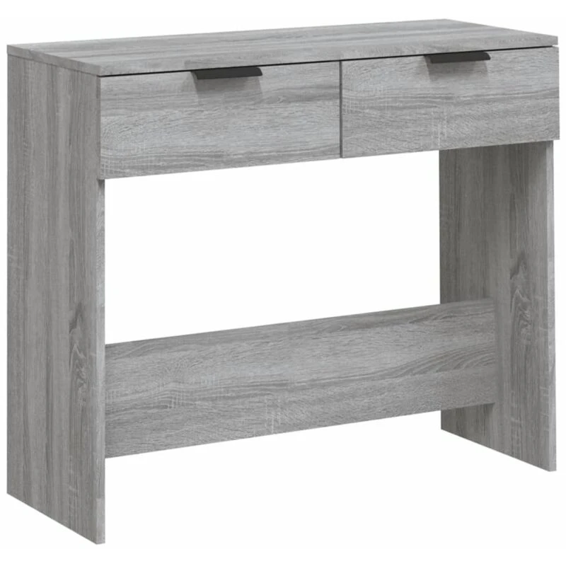 Image of VIDAXL Console Table Grey Sonoma 90x36x75cm Engineered Wood vidaXL 8720287084419