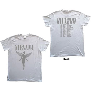 Image of Nirvana - In Utero Tour Unisex Medium T-Shirt - White