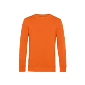 Image of B&C Mens Organic Crew Neck Sweat (M) (Pure Orange)