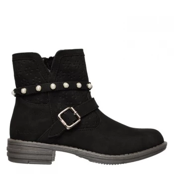Image of Skechers Dash Daisy Junior Girls Boots - Black