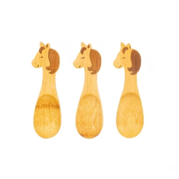 Image of Sass & Belle Bamboo Unicorn Spoons - Set of 3