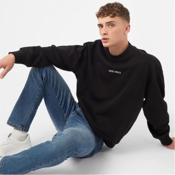 Image of Jack Wills Eco Crew Neck Sweatshirt - Black