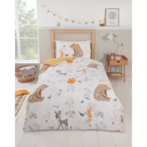 Image of Rapport Home Furnishings Rapport Home Woodland Friends Duvet Set Multi Single