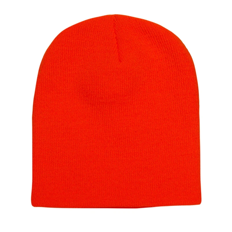 Image of Yupoong Mens Flexfit Heavyweight Standard Beanie Winter Hat in Scarlet Scarlet Male One Size