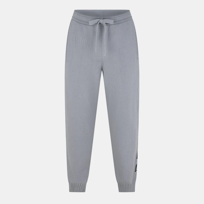 Image of Off White Mens Knitted Trousers Grey/Black male XS