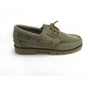 Image of Full Circle Hemi Suede Loafers - Green