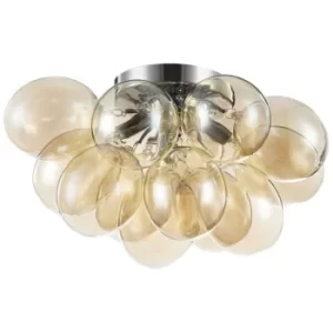 Image of Balbo Semi Flush Ceiling Ceiling Lamp Nickel, 4 Light, G9