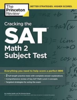 Image of Cracking the Sat Math 2 Subject Test by Princeton Review Paperback