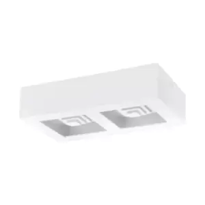 Image of Wall / Ceiling Light Modern White Box Lamp 255mm x 140mm 6.3W Built in LED