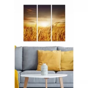 Image of MDF56154880 Multicolor Decorative MDF Painting (3 Pieces)