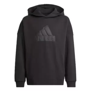 Image of adidas Future Icons Logo Hoodie Kids - Black
