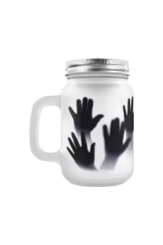 Image of Let Me Out Frosted Mason Jar Drinking Glass