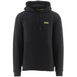 Image of Barbour International Black Small Logo Hoodie