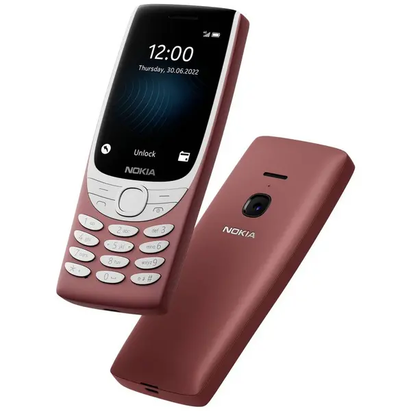 Image of Nokia 8210 4G rot Feature Phone - Cellphone - 7.1 cm