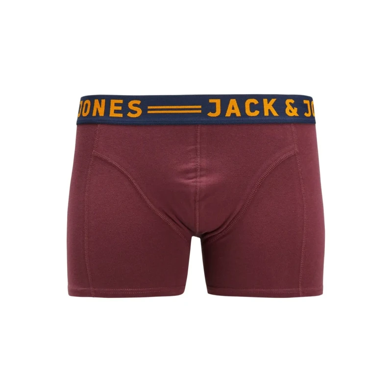 Image of jack & jones Pack of 3 Hipsters Red + Charcoal + Navy Men XXL