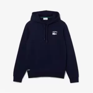 Image of Lacoste Small Croc Off The Hook Hoodie - Blue