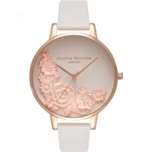 Image of Ladies Olivia Burton 3D Bouquet Flower Show Watch