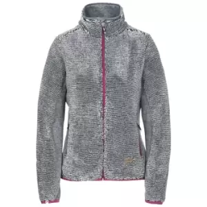 Image of Trespass Womens/Ladies Muirhead Fleece Jacket (XXS) (Grey Stripe)