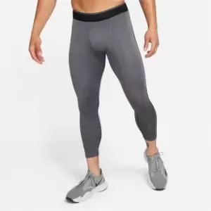 Image of Nike Pro Dri-FIT three quarterTights Mens - Grey