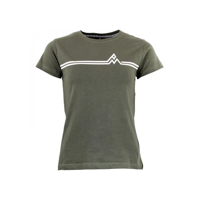 Image of Womens T-Shirt Peak Mountain Aurelie Vert Female S