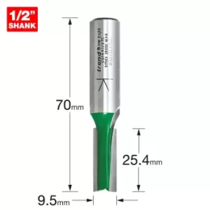 Image of Trend CRAFTPRO Two Flute Straight Router Cutter 9.5mm 24.5MM 1/2"