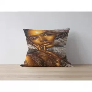 Image of a1074 Multicolor Cushion Cover