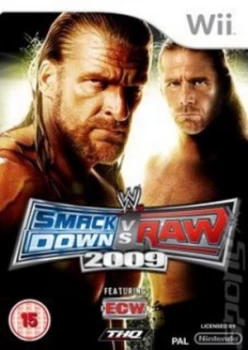 Image of WWE Smackdown vs RAW 2009 Nintendo Wii Game