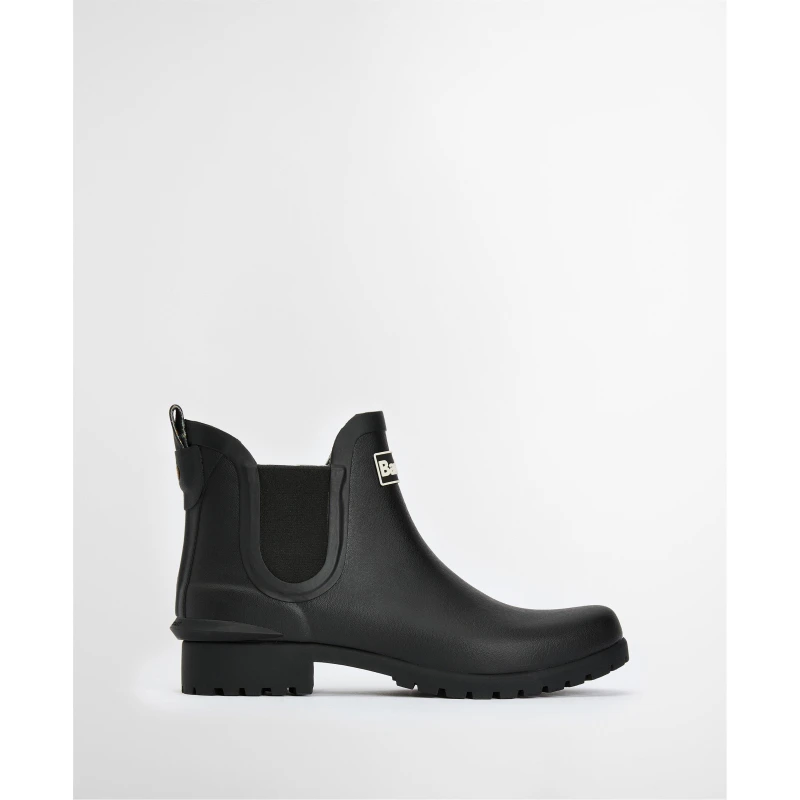Image of Barbour Womens Wilton Chelsea Boots - Black - UK 8 Black Wellington Boots female LRF0066BK11 8