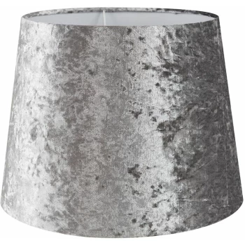 Image of Minisun - 35cm Tapered Table / Floor Lamp Shade - Silver Grey