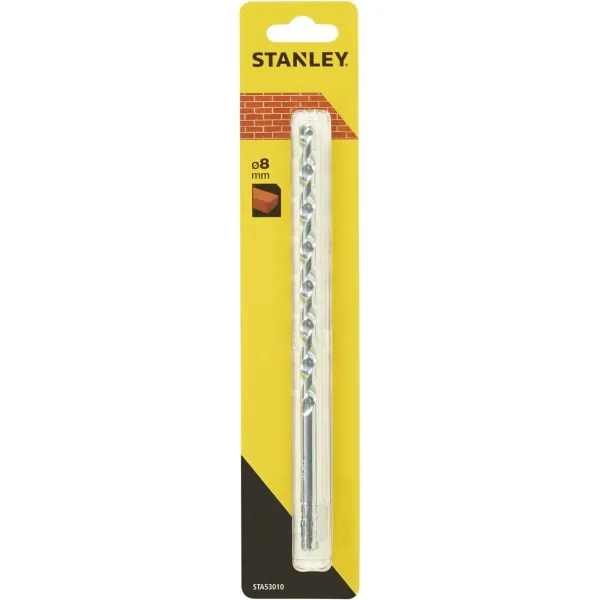 Image of Stanley Masonry Drill Bit 8 x 200mm - STA53010-QZ