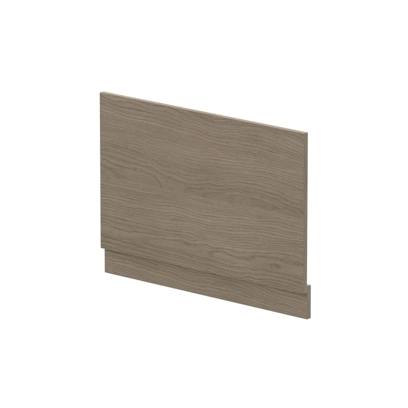 Image of Balterley Bath MFC End Panel & Plinth - 800mm - Woodgrain Solace Oak Brown unisex