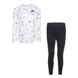 Image of Nike Girls Printed Pocket Set - Black