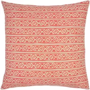 Image of Furn. - Nomi Monoprint Cushion Coral - Coral