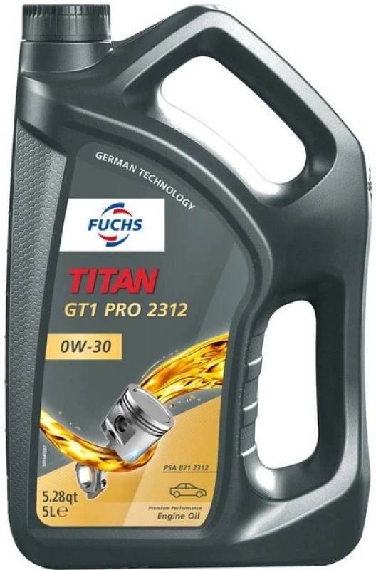 Image of FUCHS 602008176 Engine oil TITAN GT1 LONGLIFE III SAE 0W-30 Capacity: 5l Engine Oil (1862)