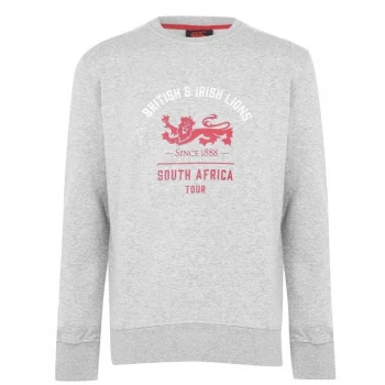 Image of Canterbury British and Irish Lions Crew Sweatshirt Mens - Grey