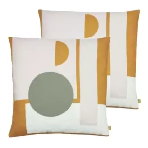 Image of Furn. Kula Twin Pack Polyester Filled Cushions Multi