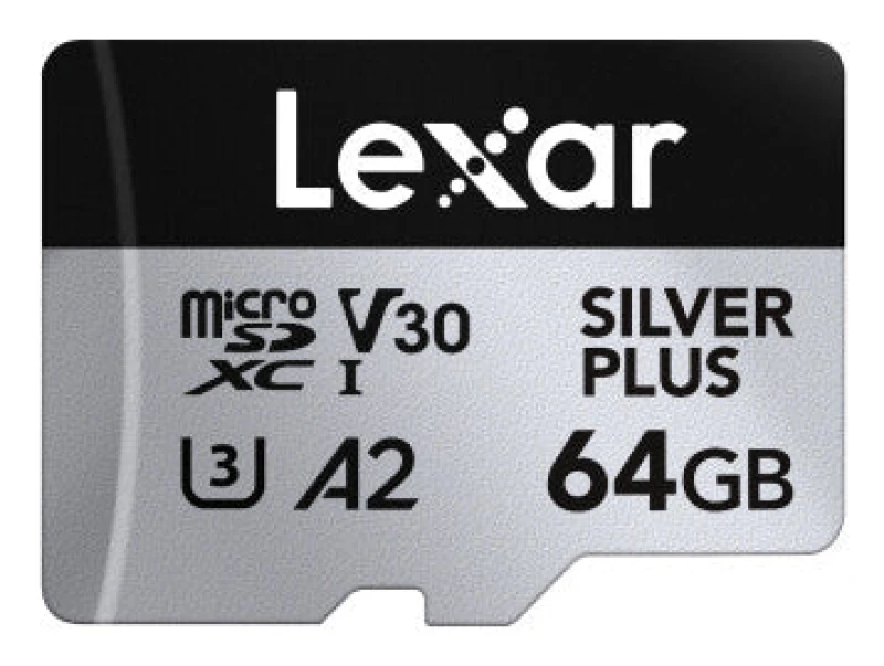Image of Lexar Professional SILVER PLUS microSDXC UHS-I Card LMSSIPL064G-BNANG