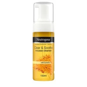 Image of Neutrogena Clear Soothe Mousse Cleanser 150ml