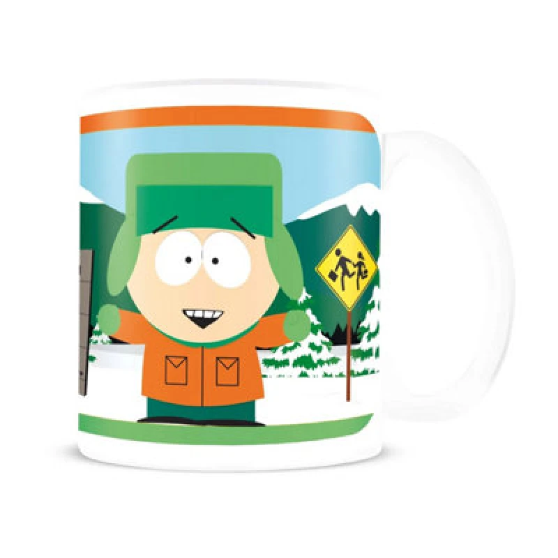 Image of South Park South Park Kyle Mug in White White One Size Unisex 5063652564813
