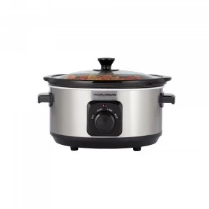 Image of Morphy Richards 460017 3.5L Ceramic Slow Cooker Pot