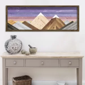 Image of TAH108 Multicolor Decorative Framed MDF Painting (3 Pieces)