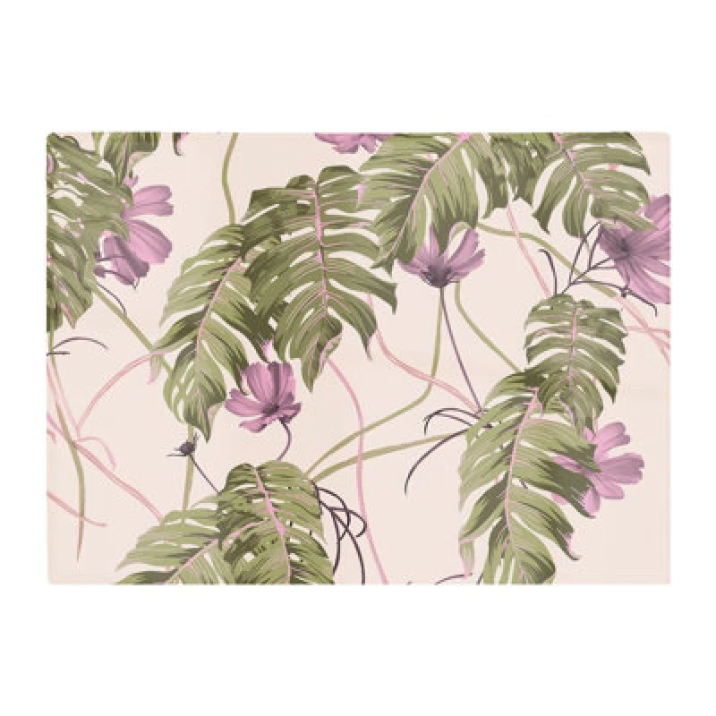 Image of Warren Reed Designer Pink Cosmos Flowers Glass Chopping Board