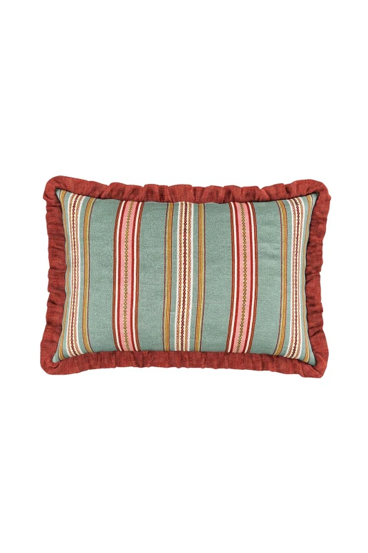 Image of Sanderson Sanderson 'Enys Garden' Cotton Cushion Size: 40cm x 60cm Multi 40cm x 60cm Unisex 5016709704373