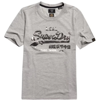 Image of Superdry Sparkle T Shirt - Grey Marl 07Q