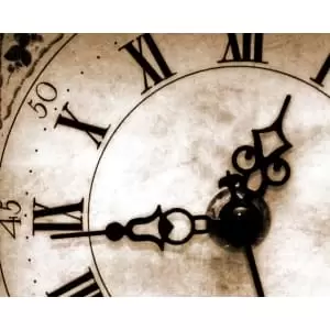 Image of Origin Murals Timepiece Sepia Wall Mural - 3.5m x 2.8m