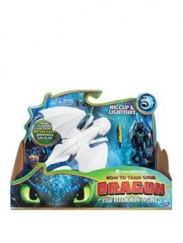 Image of How To Train Your Dragon Dragon & Viking Lightfury & Hiccup
