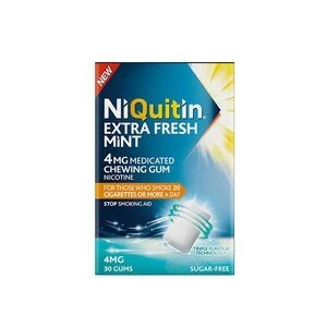 Image of NiQuitin Extra Fresh Mint Gum 4mg 30s
