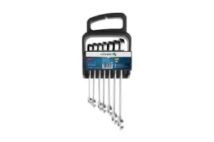Image of Hogert Technik Ratchet Ring Open-ended Spanner Set HT1R397