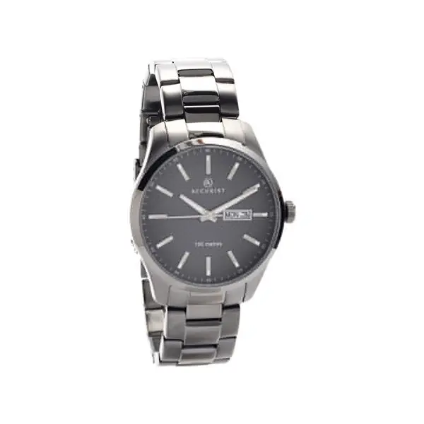 Image of Accurist 7058 Granite Grey Ionic Finish Bracelet Watch - W1927